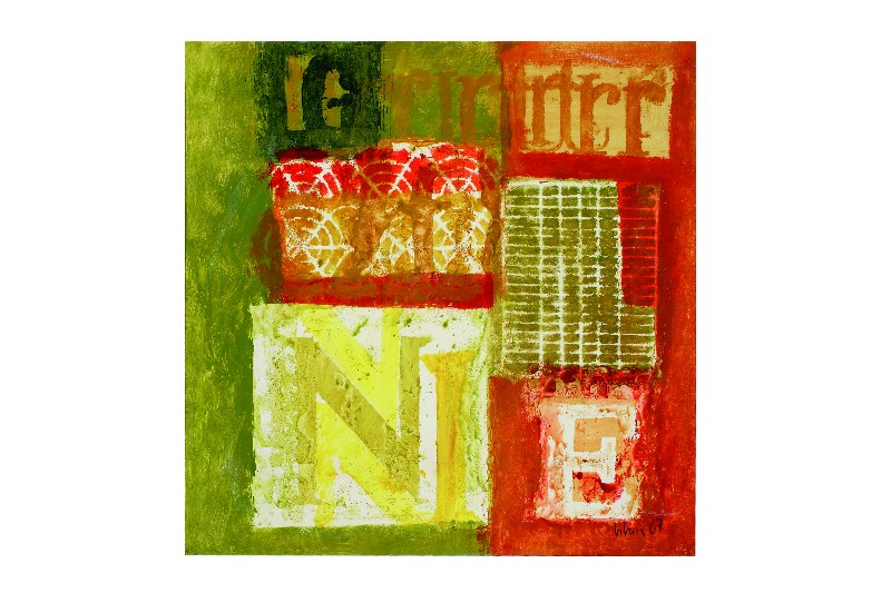 1967<br>Serigrafia/Tempera<br>70 ^ 70 > cm