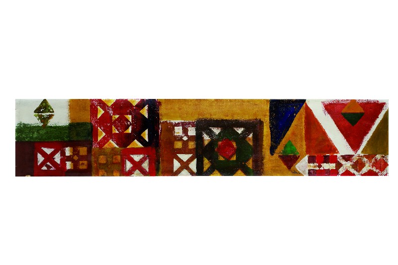 1966<br>Serigrafia/Tempera<br>40 ^ 190 > cm