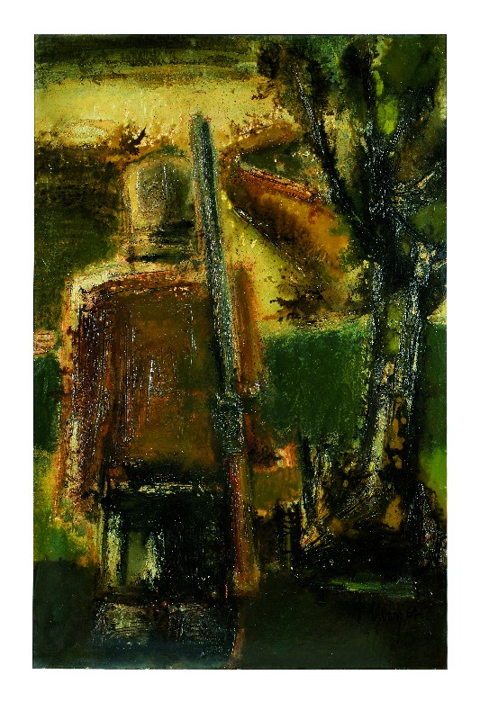 1964<br>Tempera<br>90 ^ 60 > cm